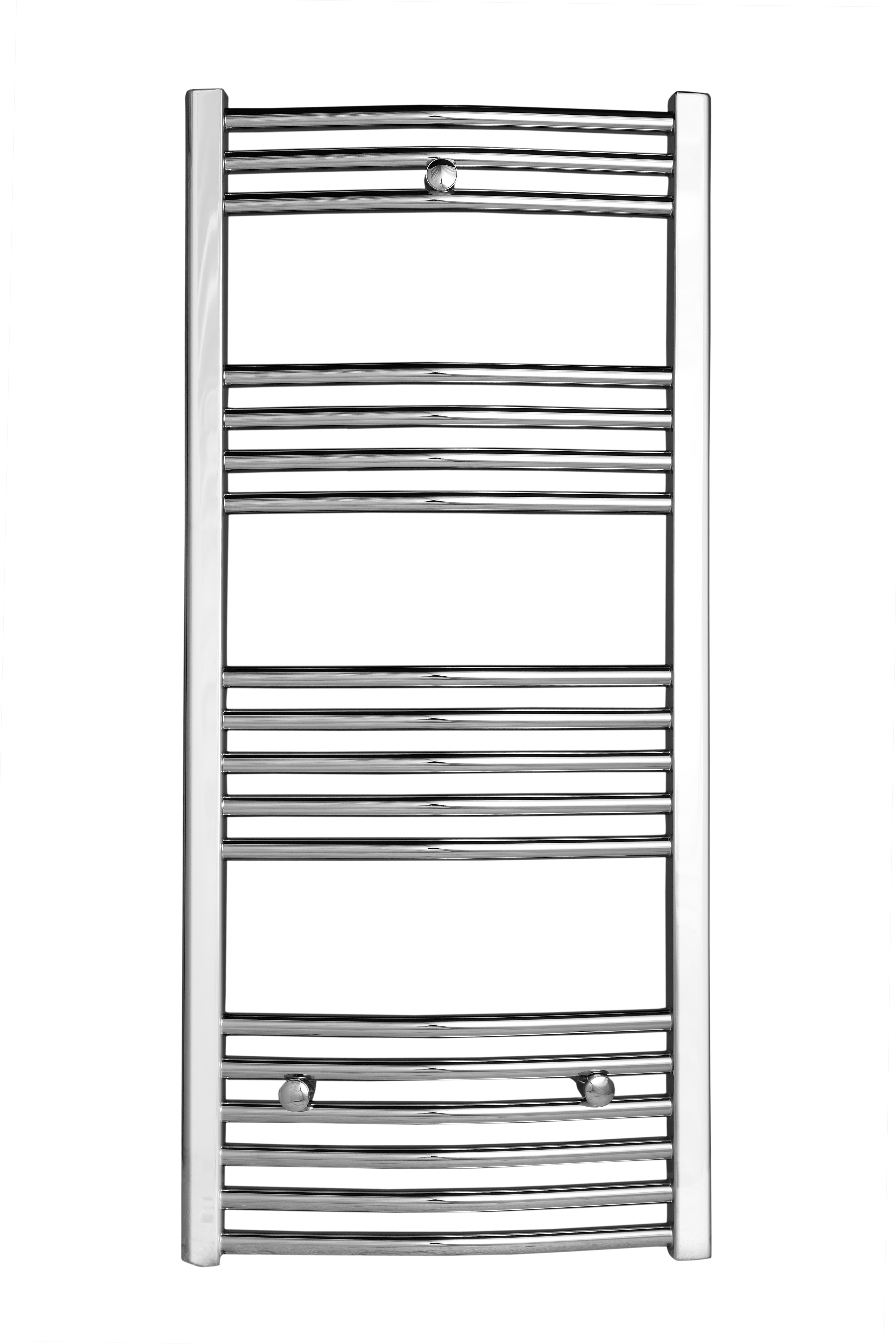 Steel towel radiator (chrome)
